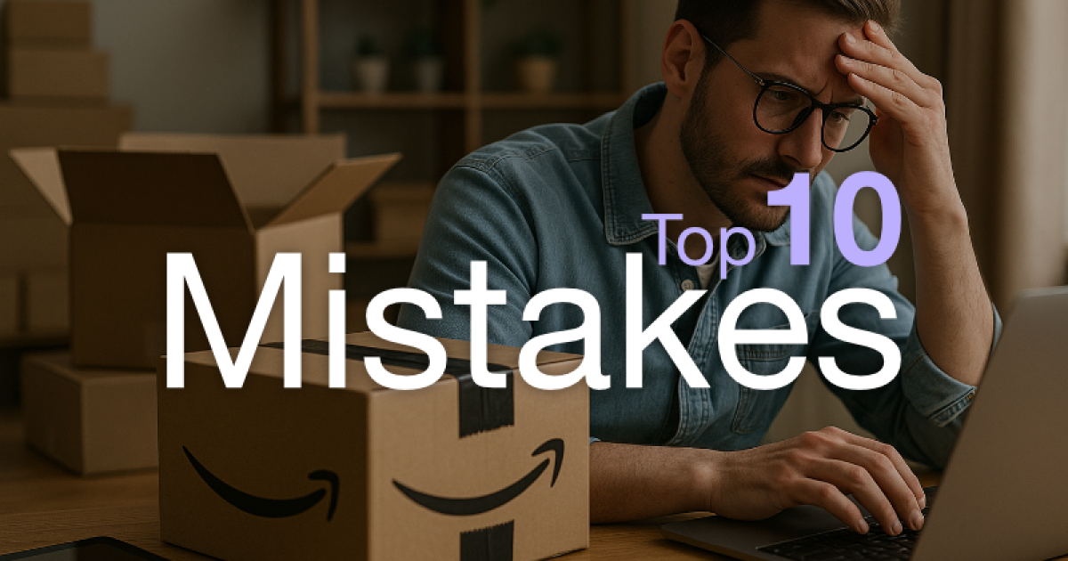Amzigo | Top 10 Mistakes New Amazon Sellers Make and How to Avoid Them